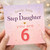 6th Birthday Card for Step Daughter, Lovely Little Step Daughter Card
