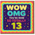 Wow OMG You’re Now So Totally 13 - Bright Colourful Teen 13th Birthday Card, Fun Confetti Design