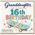 Granddaughter 16th Birthday Card, Have an Excellent 16th Birthday Skateboard Design
