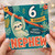 Nephew 6th Birthday Card, Cute Sloth Tropical Birthday Card