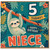 Niece 5th Birthday Card, Cute Sloth Happy Birthday Card, Happy 5 Today Card