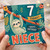 7th Birthday Card for Niece, Cute Sloth Happy Birthday Today Card