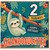 Granddaughter 2nd Birthday Card, Cute Sloth Happy Birthday Card