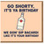 Funny Birthday Card - Go Shorty It's Ya Birthday, We Gon' Sip Bacardi - Rum Bottle Illustration, Hip Hop Lyric Joke for Friends