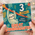 Great Granddaughter 3rd Birthday Card, Cute Sloth Happy Birthday Card