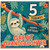 Great Granddaughter 5th Birthday Card, Cute Sloth 5 Today Happy Birthday Card