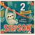2nd Birthday Step Son Card, Cute Sloth Happy Birthday Card