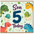 Son 5th Birthday Card, Cute Dinosaur Birthday Card for Son