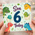 Son 6th Birthday Card, Cute Dinosaur 6 Today Birthday Card