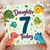 Daughter 7th Birthday Card, Dinosaur 7 Today Card