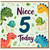Niece 5th Birthday Card, Cute Dinosaur Birthday Card