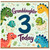 Granddaughter 3rd Birthday Card, Cute Dinosaur Birthday Card