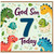 God Son 7th Birthday Card, 7 Today Dinosaur Card