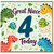 Great Niece 4th Birthday Card, Cute Dinosaur Birthday Card