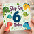 6th Birthday Card for Step Son, Dinosaur Birthday Card, 6 Today