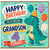 4th Birthday Card for Grandson, Dinosaur Happy Birthday to a Special Grandson 4 Today Card