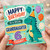 6th Birthday Card for Granddaughter, Cute Dinosaur Birthday Card, Happy Birthday to a Special Granddaughter
