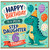 Step Daughter 6th Birthday Card, Cute Dinosaur Happy Birthday Card