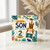 Son 2nd Birthday Card, To a Special Son Happy Birthday 2 Today Jungle Monkey Card