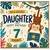 Daughter 7th Birthday Card, To a Special Daughter Happy Birthday Today Monkey Design