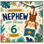 Nephew 6th Birthday Card - To A Special Nephew Happy Birthday Today Monkey Design
