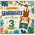 Granddaughter 3rd Birthday Card, Cute Jungle Monkey Happy Birthday Card