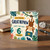 6th Birthday Card for Great Nephew, Cute Jungle Monkey Happy Birthday Card