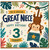 3rd Birthday Card for Great Niece, Cute Jungle Monkey Happy Birthday Card