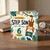 Step Son 6th Birthday Card, Tropical Monkey Birthday Card
