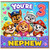 Nephew 3rd Birthday Card, Cute Cartoon Puppy Rescue Dogs