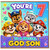 God Son 7th Birthday Card, You're 7 to a Special Godson