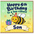 4th Birthday Card for Son, Bee - rilliant Birthday Card