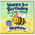 3rd Birthday Card for Nephew, Happy 3rd Birthday to a Bee - rilliant Nephew Card