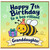 Granddaughter 7th Birthday Card, Bee - rilliant Happy 7th Birthday Card