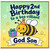 Godson 2nd Birthday Card, Bee - rilliant Birthday Card for God Son