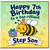Step Son 7th Birthday Card, Cute Bee Birthday Card