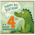 4th Birthday Card for Granddaughter, Cute Dinosaur Birthday Card