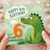 Granddaughter 6th Birthday Card, Cute Dinosaur Birthday Card