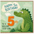 5th Birthday Card for Step Son, Cute Dinosaur Happy Birthday Card