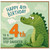 4th Birthday Card for Step Daughter, Cute Dinosaur Birthday Card