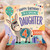 4th Birthday Card for Daughter, Happy Birthday to a Special Daughter Today, Cute Donkey Birthday Card