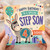 4th Birthday Card for Step Son, Happy Birthday to a Special Step Son Today