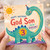 3rd Birthday Card for God Son, Roarsome Dinosaur Birthday Card