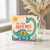 2nd Birthday Card for Great Niece, Cute Dinosaur Birthday Card