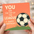 Football Birthday Card - You Are the Top of the League - Bold Football Design with Big Ball Illustration for Fans, Friends or Family