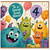 Great Niece 4th Birthday Card, Fun Monster Balloon Design