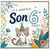 6th Birthday Card for Son, Cute Kitten Party Hat Design