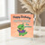 Grandson Birthday Card - Party-Saurus Dinosaur - Cute Funny Kids Birthday Greeting with Party Hat and Bow Tie