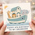 4th Birthday Card for Grandson, Cute Noah's Ark Animal Birthday Card