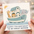 7th Birthday Card for Great Nephew, Cute Noah’s Ark Animal Boat Design